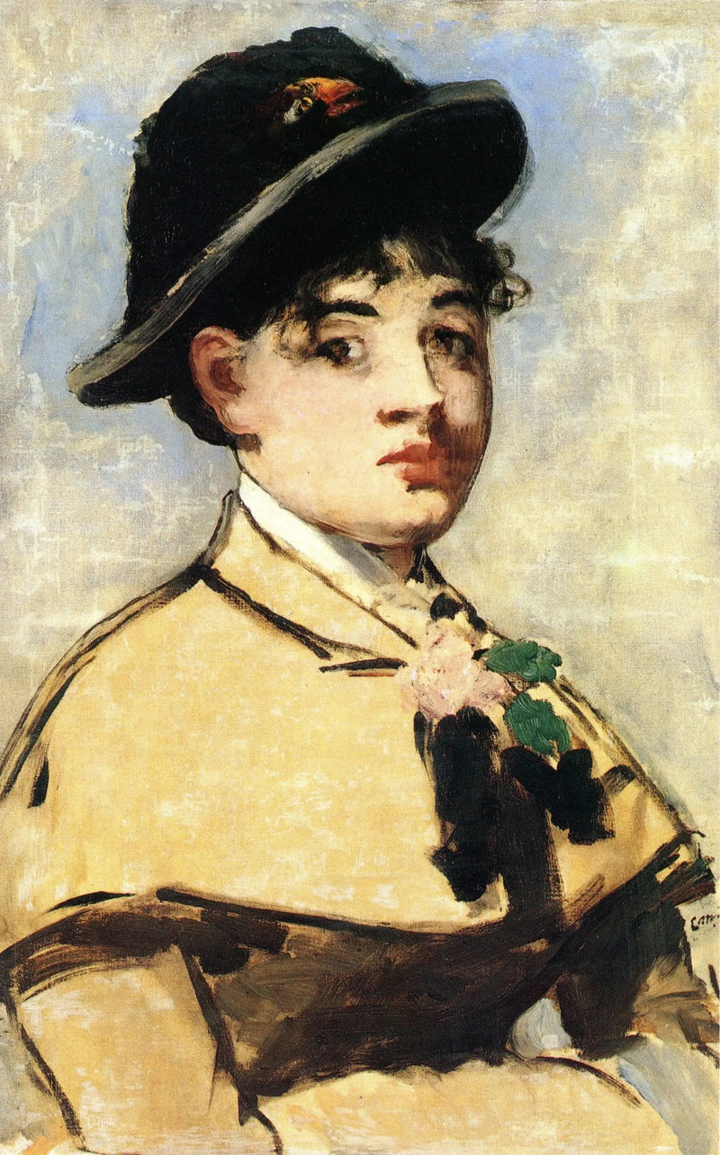 Joven mujer con capa - Édouard Manet