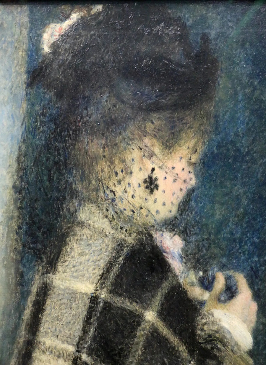 Joven mujer con velo - Pierre-Auguste Renoir