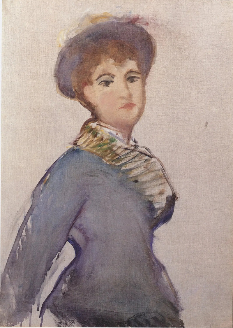 Joven mujer de medio cuerpo - Édouard Manet