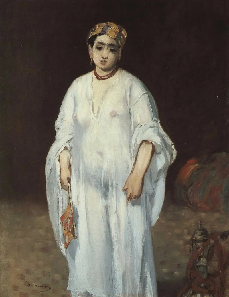Joven mujer en un vestido oriental - Édouard Manet