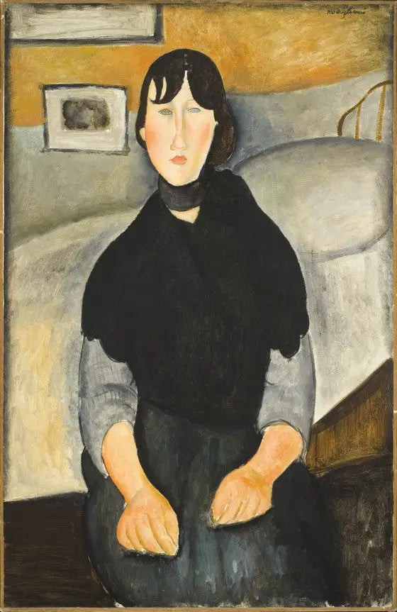 Joven Mujer del pueblo - Amedeo Modigliani