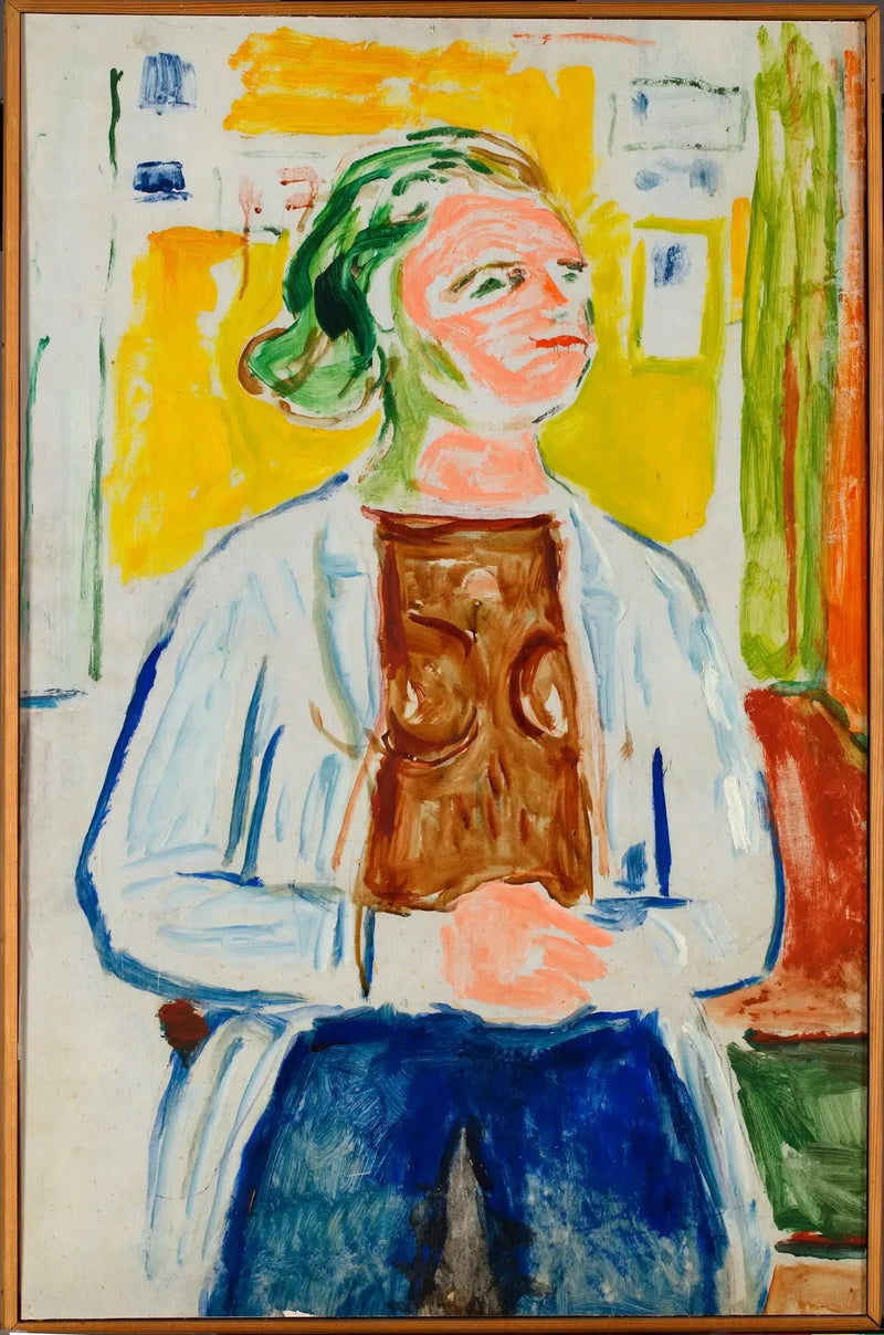 Joven Mujer - Edvard Munch