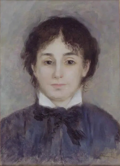 Joven mujer en azul - Pierre-Auguste Renoir