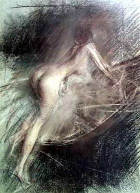 Joven mujer entrando en la bañera - Giovanni Boldini