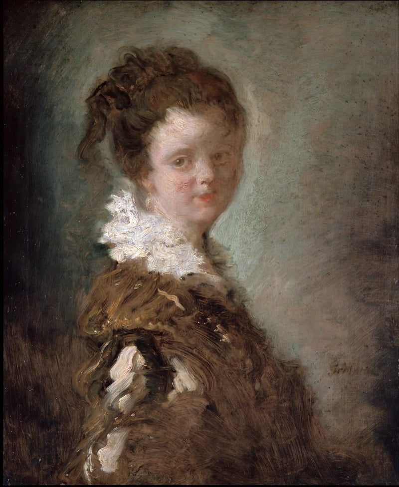 Joven mujer - Jean-Honoré Fragonard