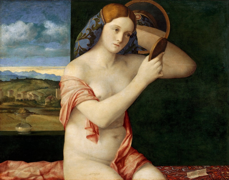 Joven mujer desnuda en el espejo - Giovanni Bellini