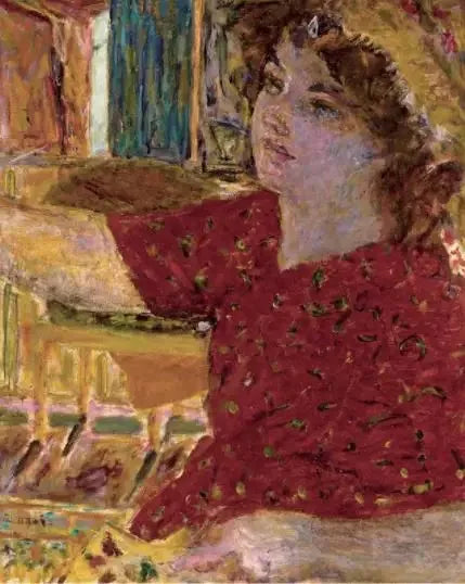 JOVEN MUJER PINTANDO - Pierre Bonnard