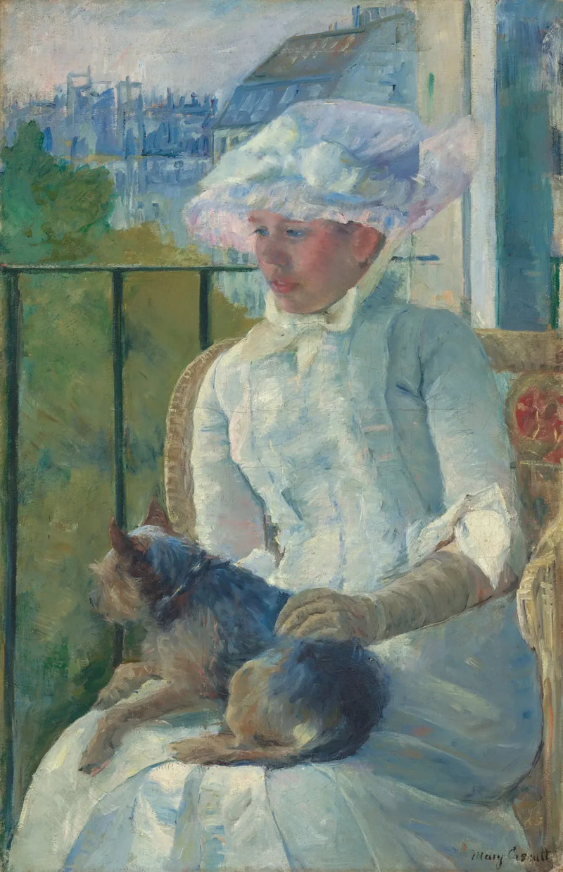 Joven niña en la ventana - Mary Cassatt