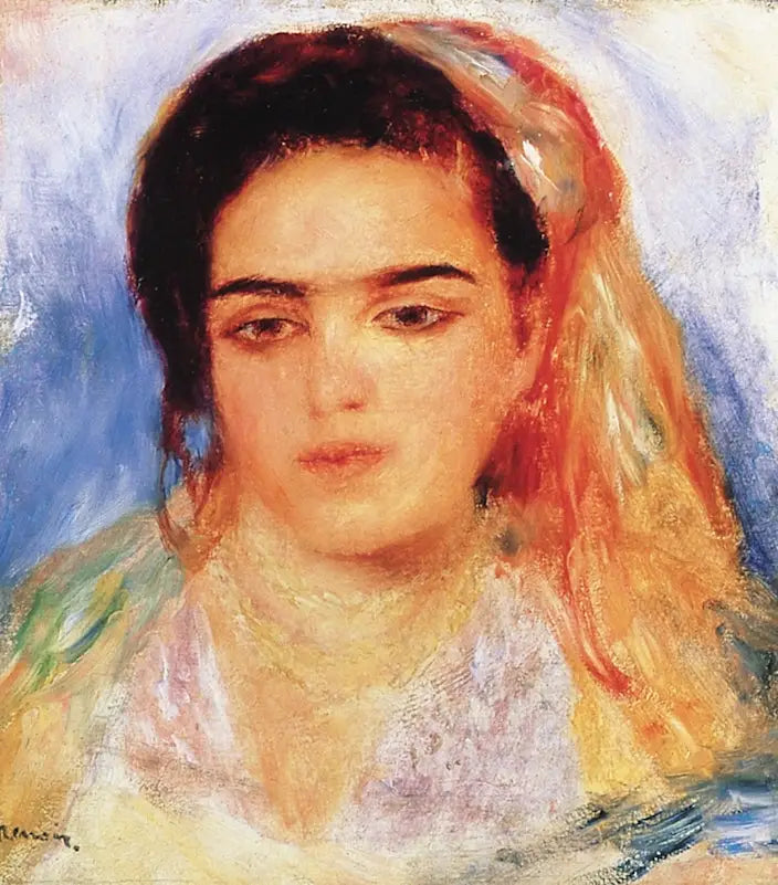 Joven chica argelina - Pierre-Auguste Renoir