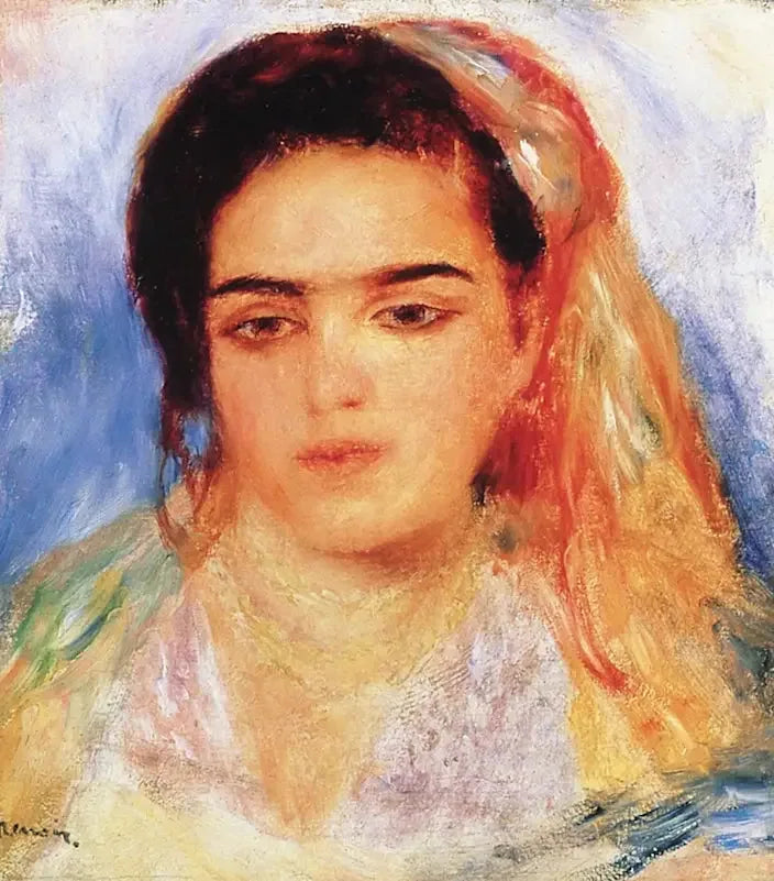 Joven chica argelina - Pierre-Auguste Renoir