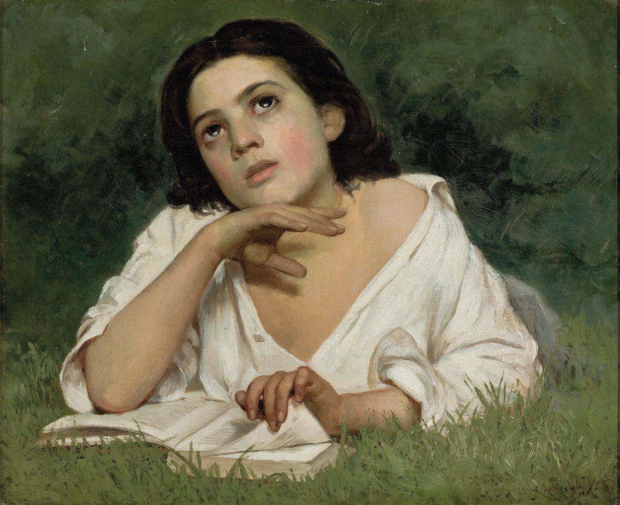 Jeune fille au livre - José Ferraz de Almeida Júnior
