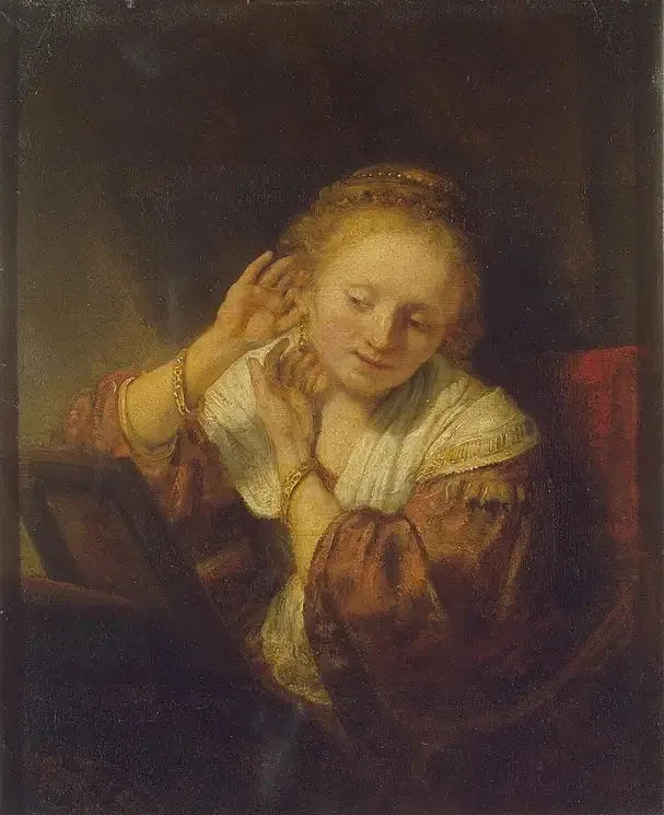 Joven con pendientes - Rembrandt