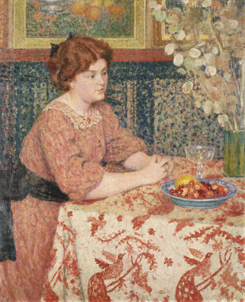 Joven con cerezas - Georges Lemmen