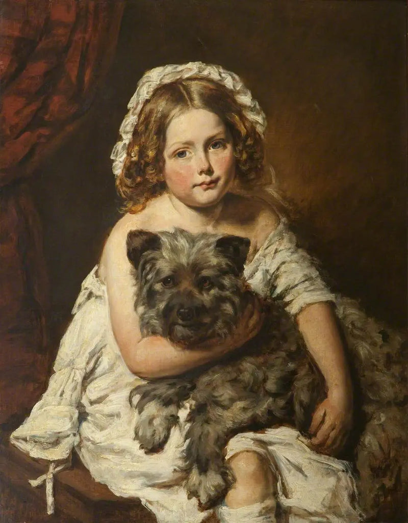 Joven con perro - Edwin Henry Landseer