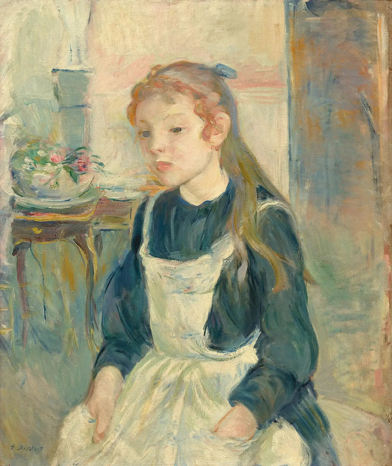 Joven con un delantal - Berthe Morisot