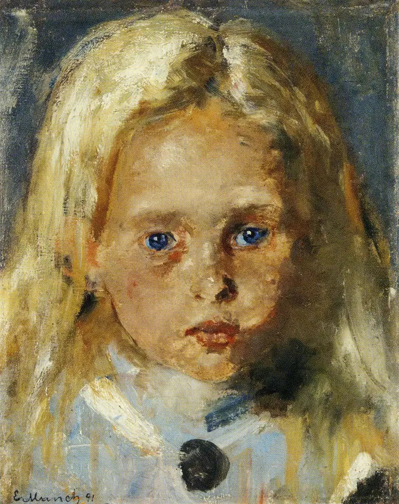 Joven chica rubia - Edvard Munch