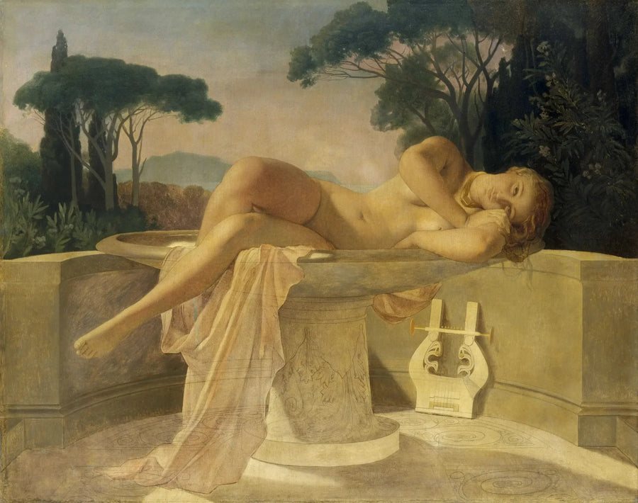 Joven en un jarrón - Paul Delaroche