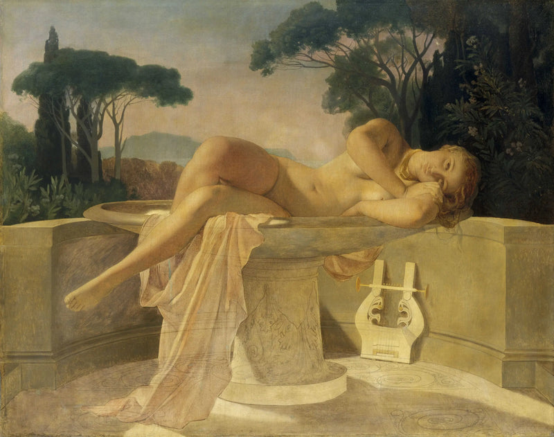 Joven en un jarrón - Paul Delaroche