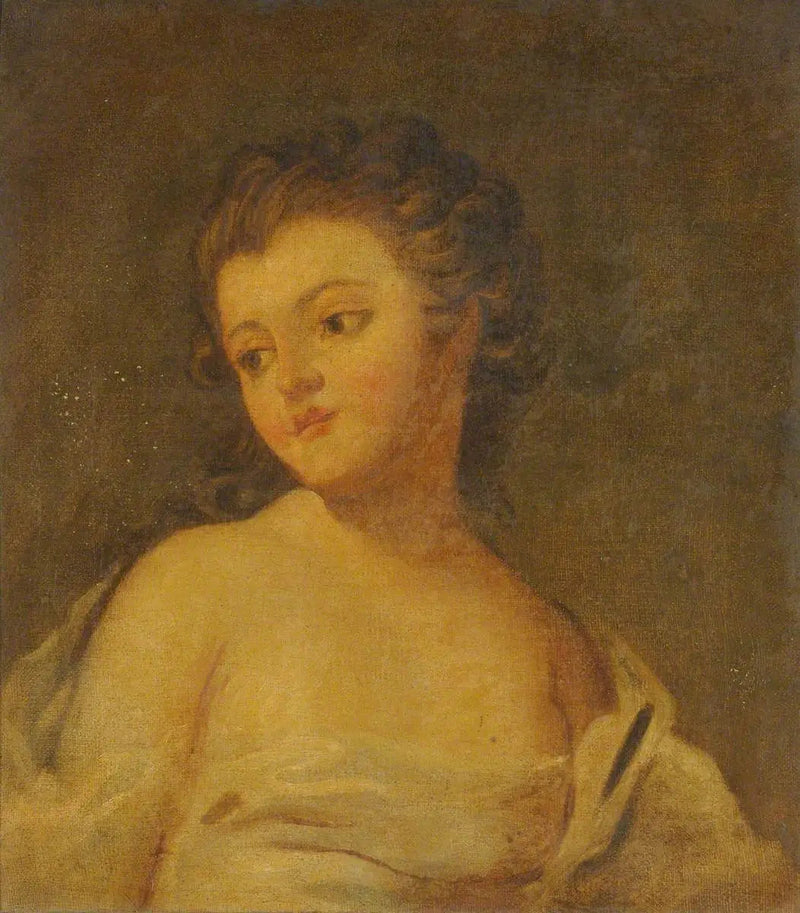 Joven mujer, envuelta en un vestido - Joshua Reynolds
