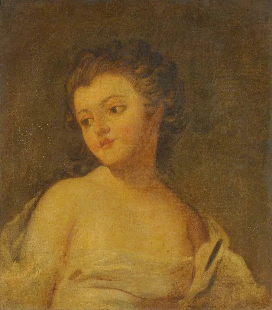 Joven mujer, envuelta en un vestido - Joshua Reynolds