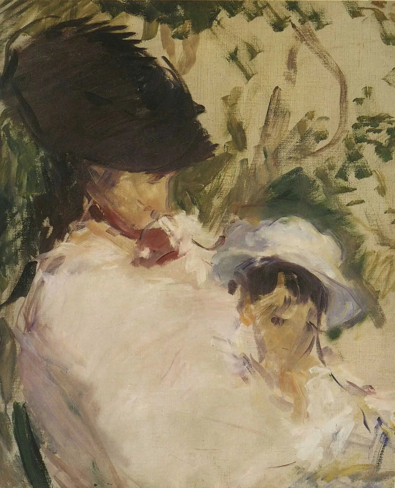 Joven niña y niño - Édouard Manet