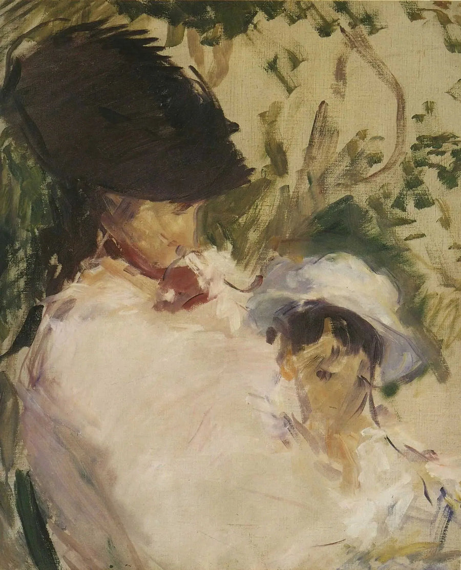 Joven niña y niño - Édouard Manet