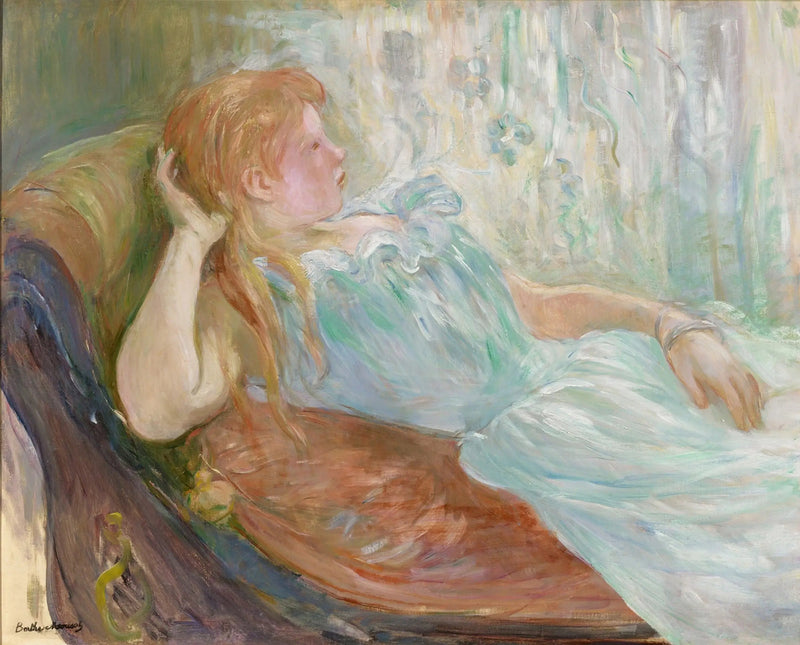 Joven mujer reclinada - Berthe Morisot