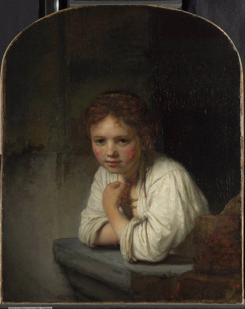 Retrato de una joven - Rembrandt
