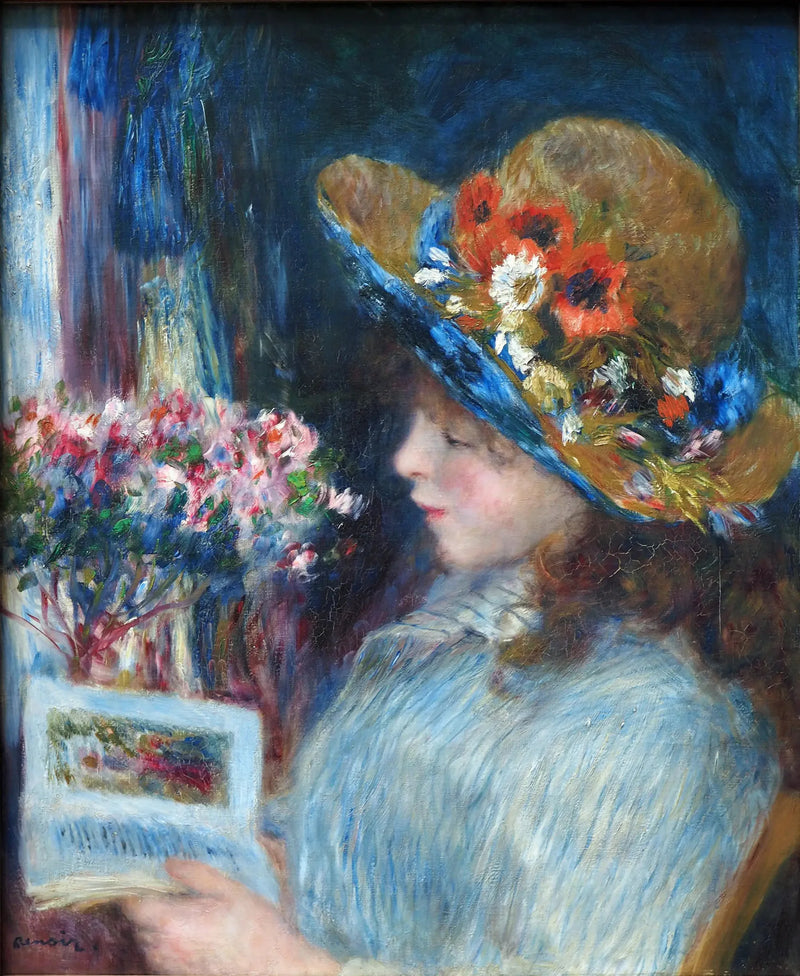 Joven chica leyendo - Pierre-Auguste Renoir
