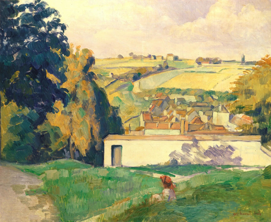 Joven en la colina - Émile Bernard