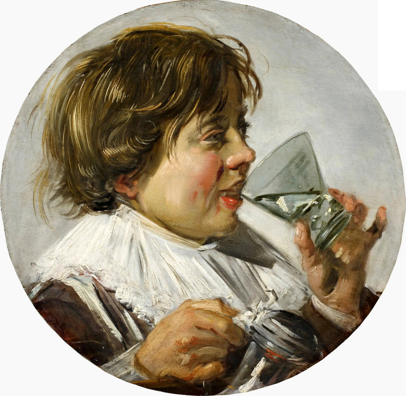 Joven con un vaso - Frans Hals