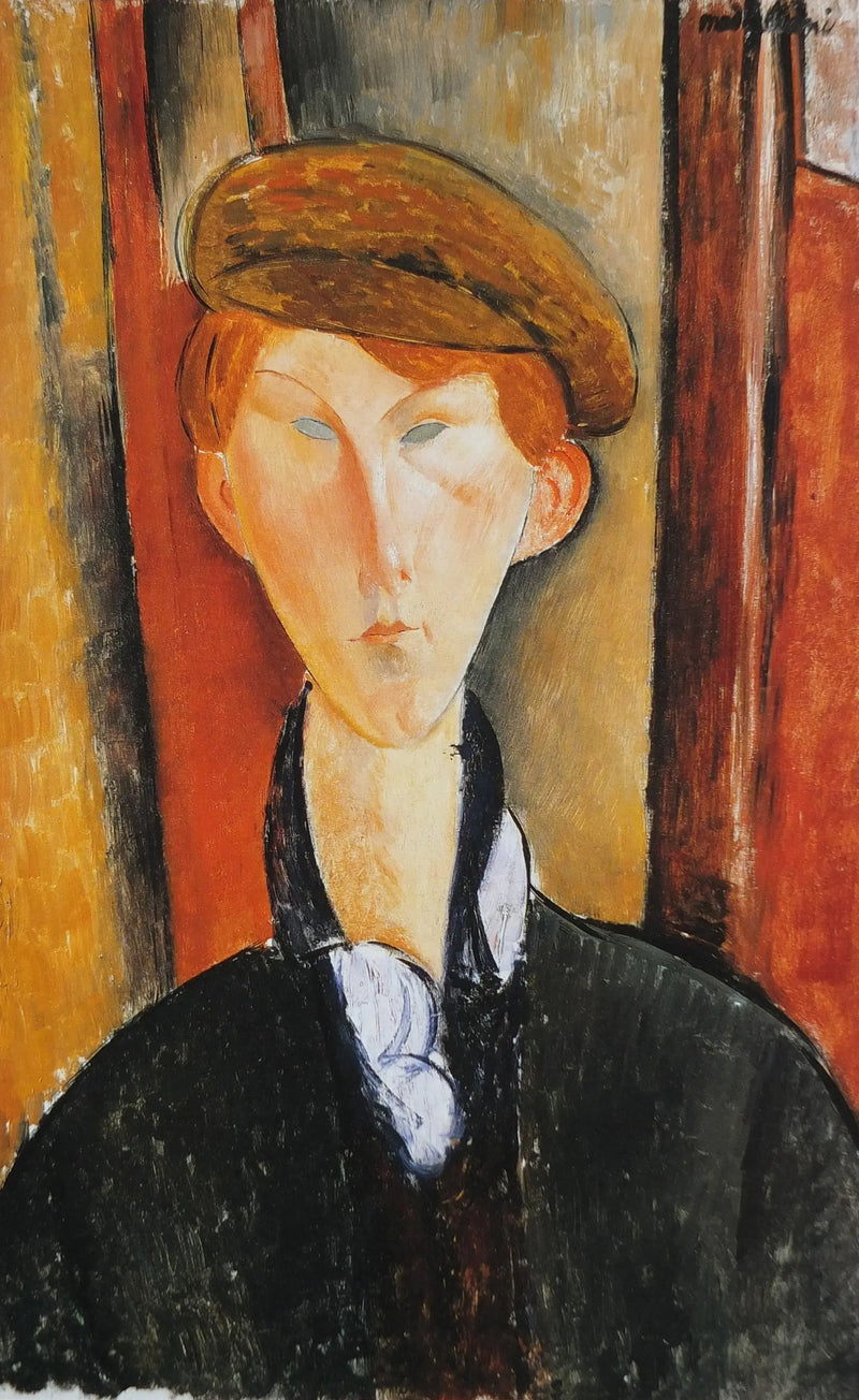 Joven con gorra - Amedeo Modigliani