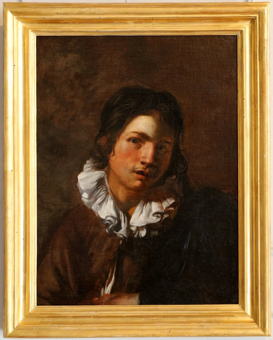 Joven con cuello de encaje - Simon Vouet