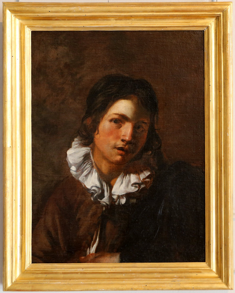 Joven con cuello de encaje - Simon Vouet