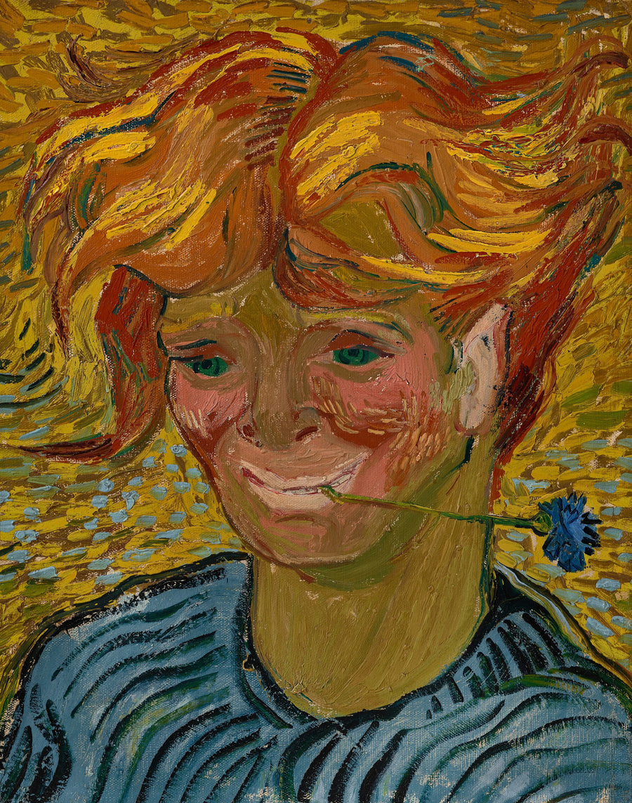 Joven con aciano - Vincent van Gogh