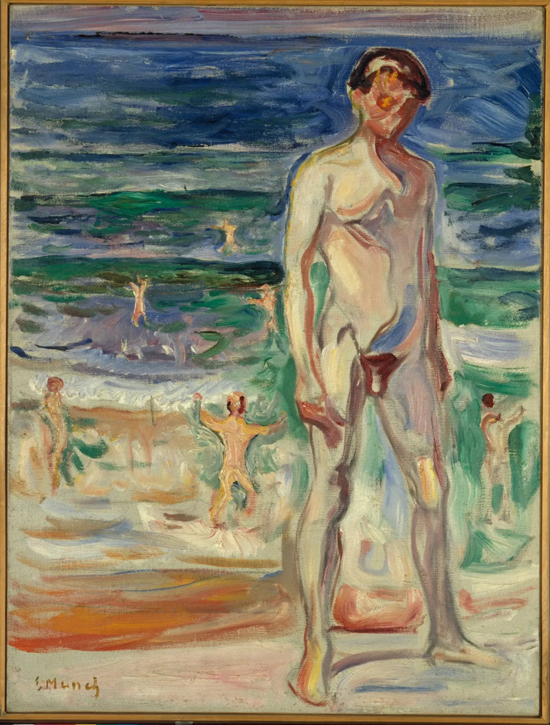 Joven en la playa - Edvard Munch