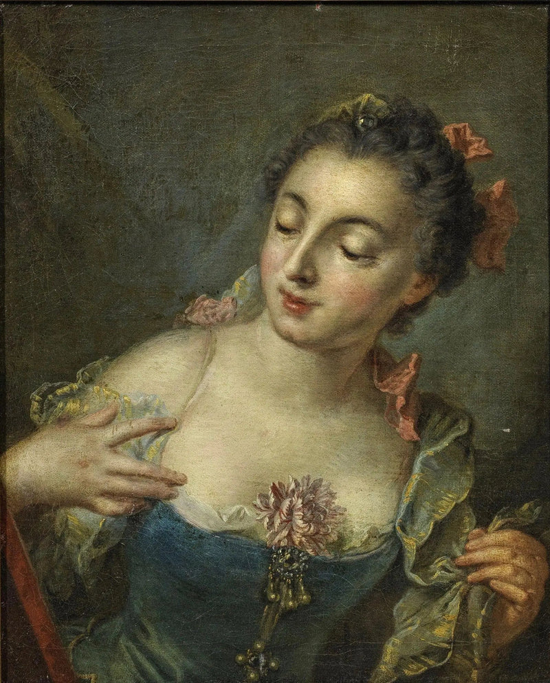 Joven señorita a la izquierda - François Boucher