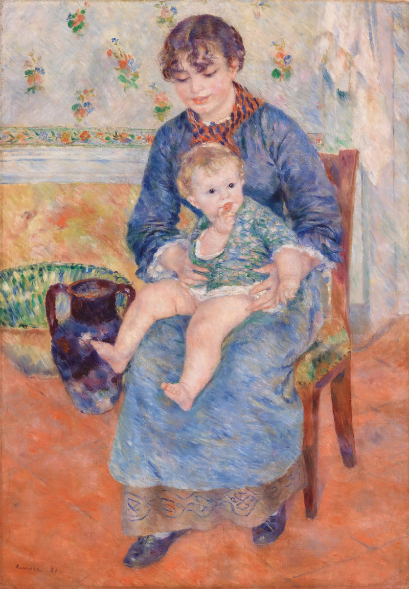 Joven Madre - Pierre-Auguste Renoir