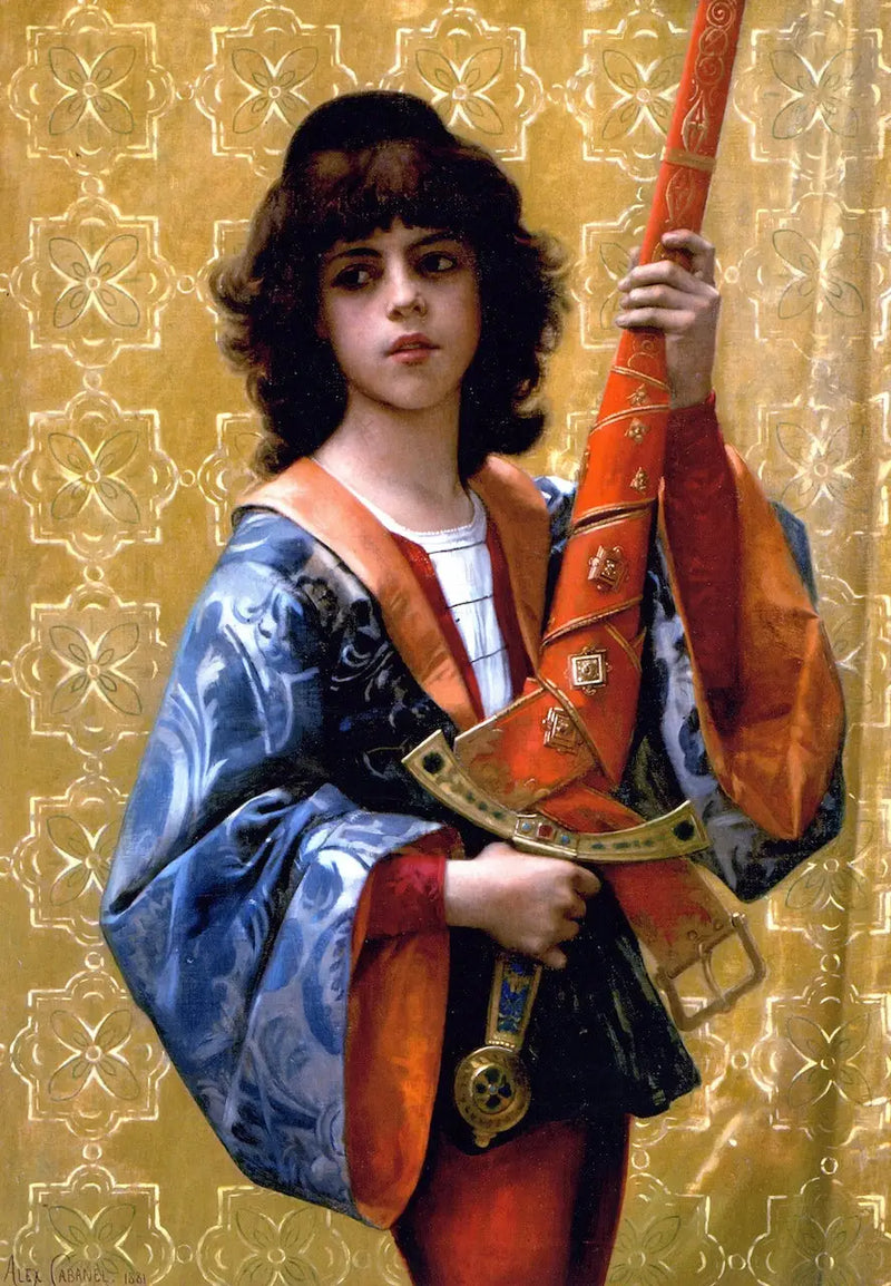 Joven mujer con traje florentino - Alexandre Cabanel