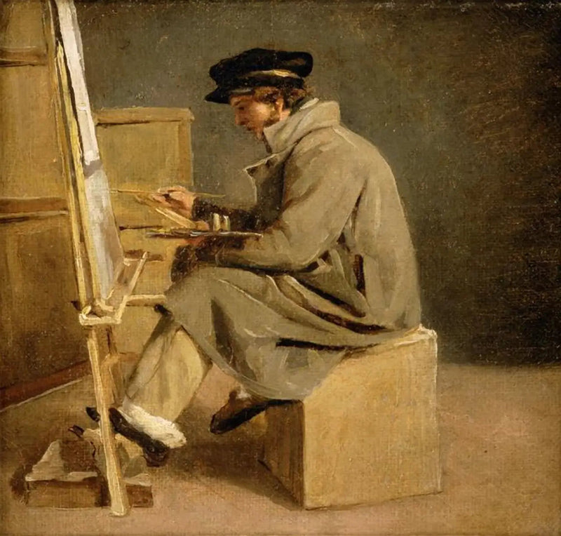 Joven pintor en su caballete - Théodore Géricault