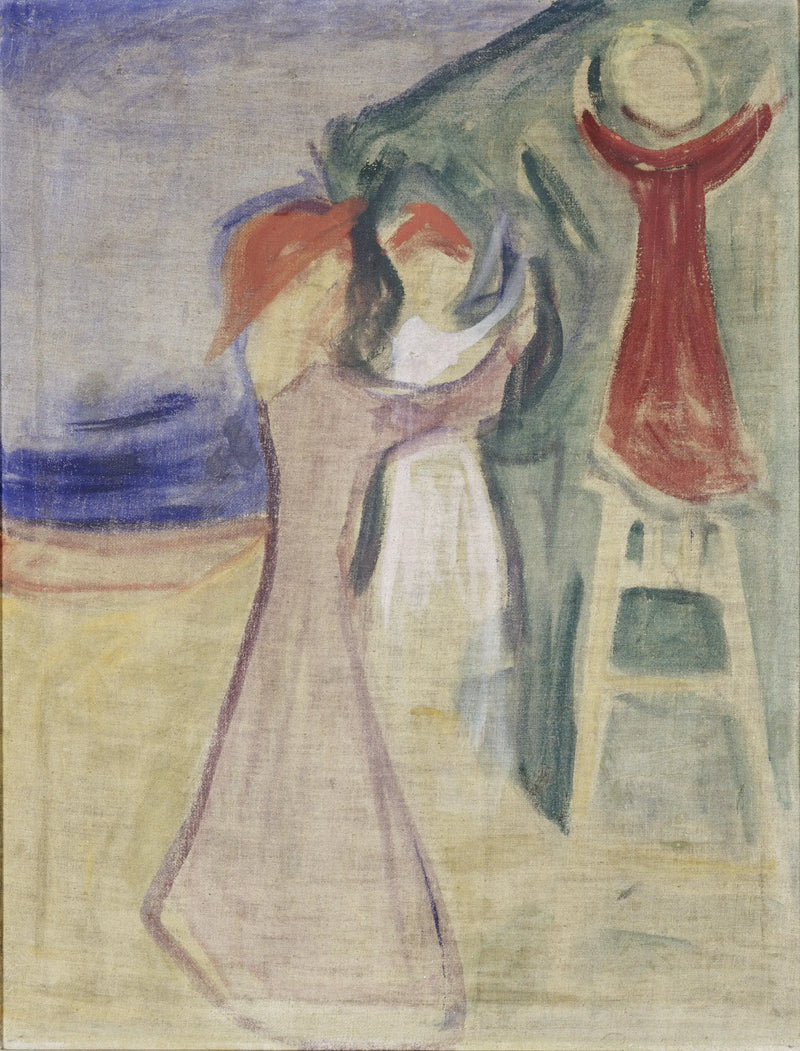 Jóvenes mujeres recogiendo una fruta (Frise Reinhardt) - Edvard Munch