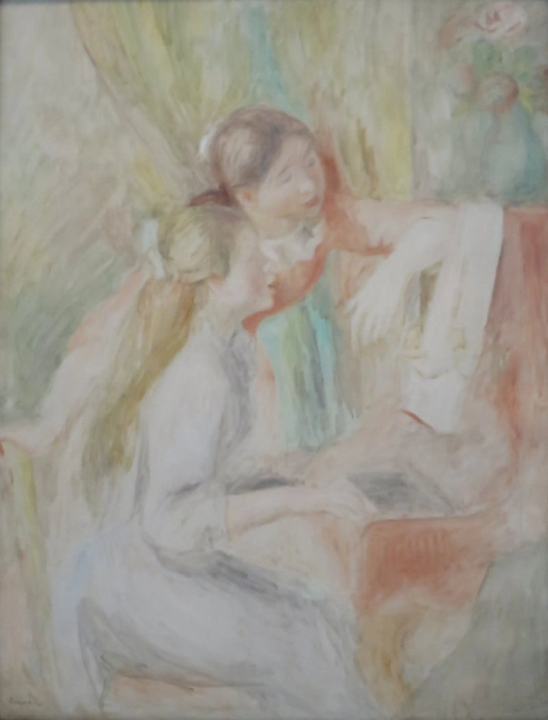 Chicas jóvenes al piano - Pierre-Auguste Renoir