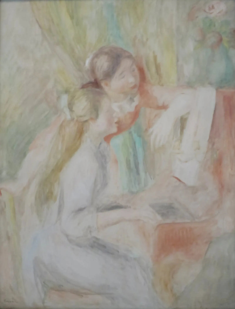 Chicas jóvenes al piano - Pierre-Auguste Renoir