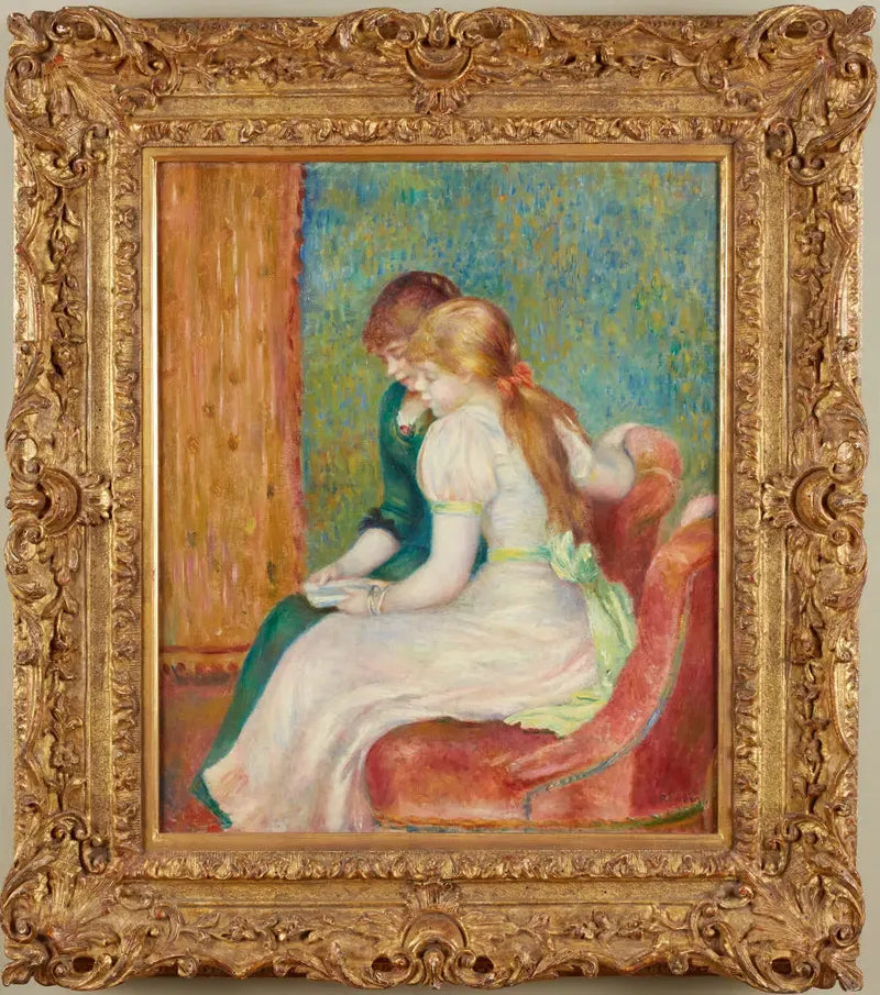 Chicas jóvenes leyendo - Pierre-Auguste Renoir