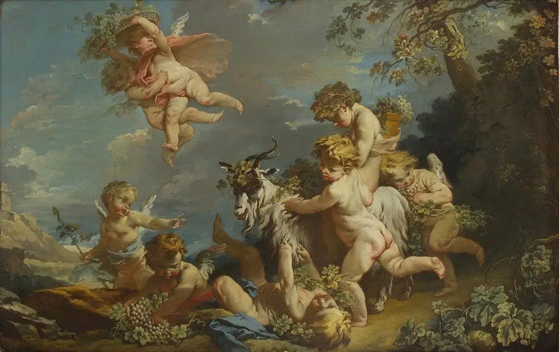 Juegos de niños o el Otoño - François Boucher