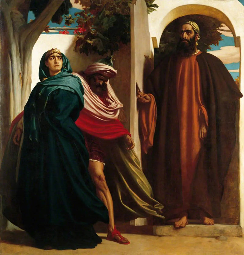 Jezabel y Acab - Frederic Leighton
