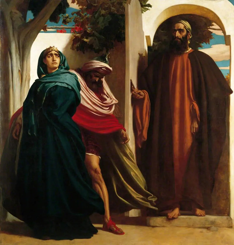 Jezabel y Acab - Frederic Leighton