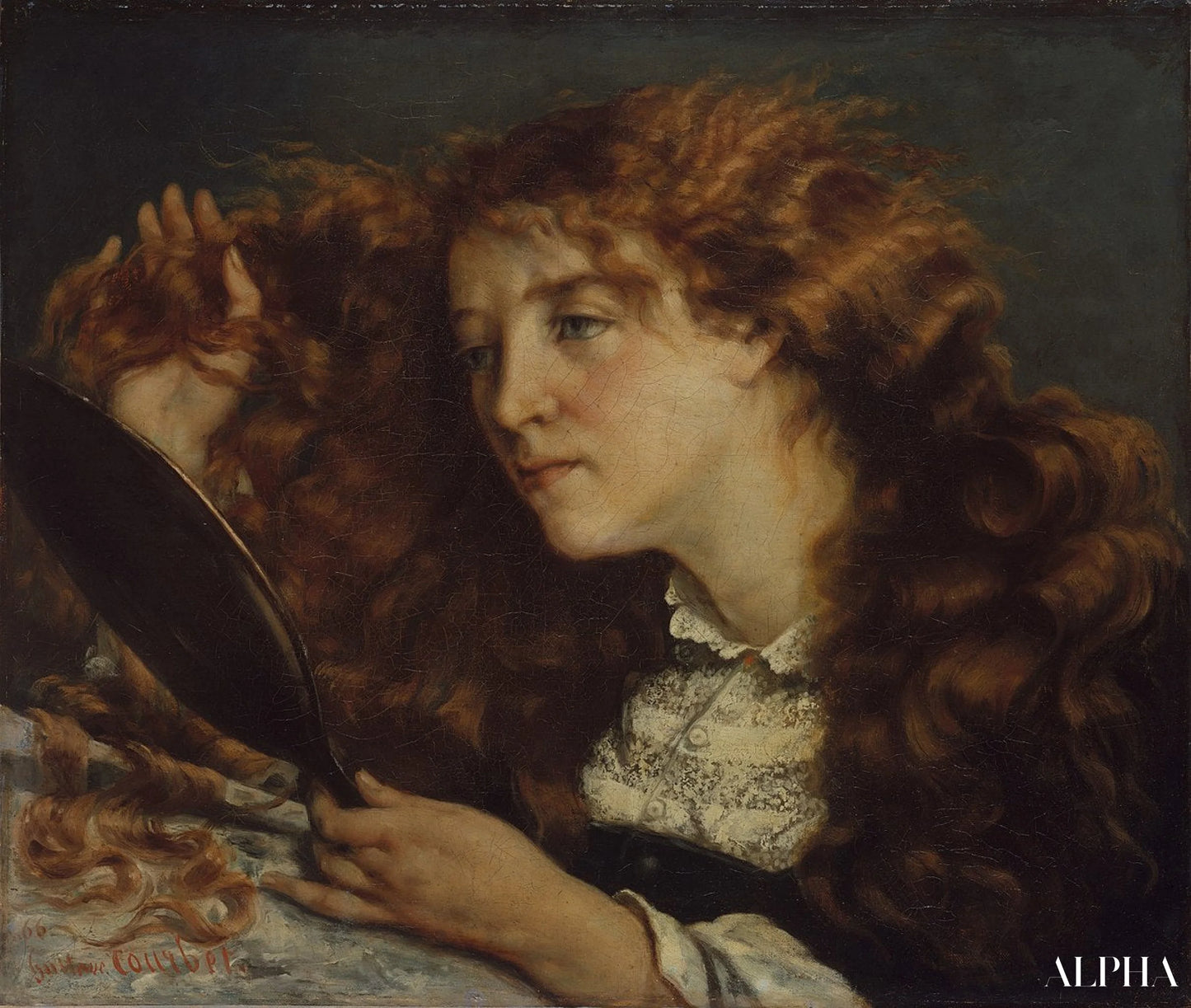 Jo, la belle irlandaise - Gustave Courbet - Reproductions de tableaux et peintures haut de gamme
