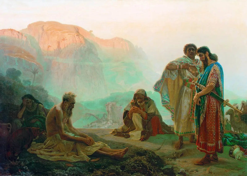 Job y sus amigos - Ilya Repin