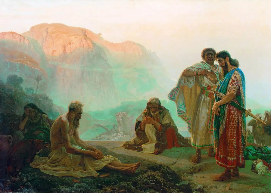 Job y sus amigos - Ilya Repin